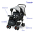 Coche Mega Baby Lisboa Para Mellizos - comprar online