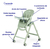 Silla De Comer Peg Perego Living Con Alturas - comprar online