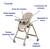 Silla De Comer Peg Perego Living Con Alturas - tienda online