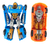 Auto Transformer Mega Baby X2 Vehiculos Invader Warrior Arma - Creciendo