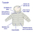 Campera Oso Con Capucha Impermeable Creciendo Para Bebés Y Niños - comprar online