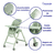 Silla De Comer Peg Perego Living Con Alturas - Creciendo