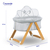Cuna Moisés Luna Mega Baby De Madera Laminada Y Tul - comprar online