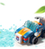 Imagen de Juego De Construccion Bloques 87 Pcs Avion Auto Robot