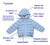 Campera Oso Con Capucha Impermeable Creciendo Para Bebés Y Niños - Creciendo