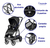 Coche Peg Perego Veloce Liviano Compacto