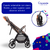 Cochecito De Bebé Mega Baby Nairobi Travel System Liviano Y Compacto