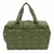 Bolso Maternal Acolchado Verde Matelasse Liviano Y Urbano