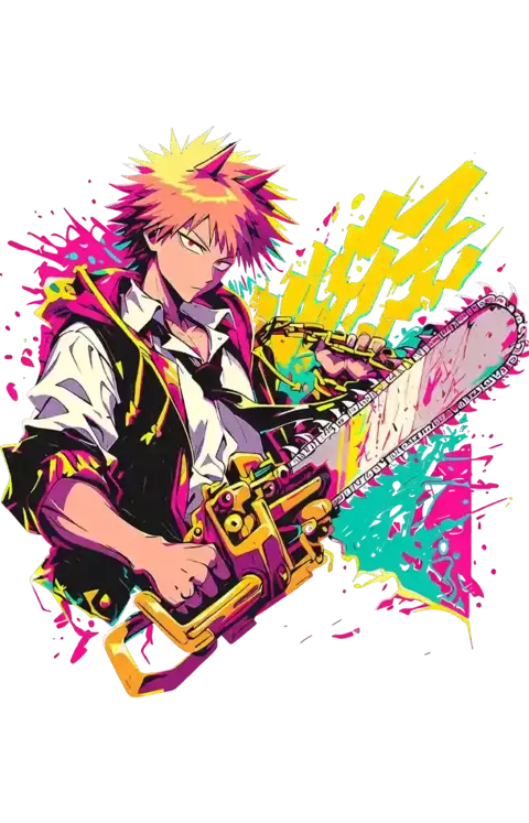 Camiseta Anime Chainsaw Man - Denji, Makima - comprar online