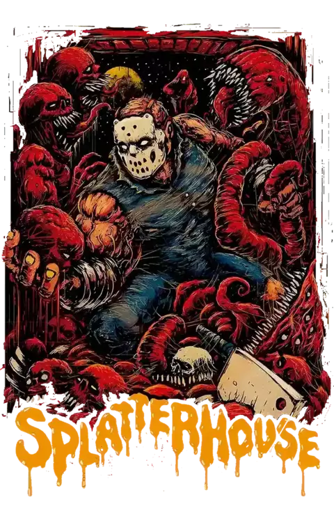 Camiseta Retrô Gamer Splatterhouse - comprar online