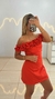 VESTIDO-ROSAS(LARANJA) - comprar online