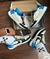 Air Jordan 1 Low X Travis Scott "Military Blue" na internet