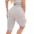 Conjunto Top E Bermuda Academia Fitness Empina E Levanta Bumbum Cinza Claro