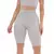 Conjunto Top E Bermuda Academia Fitness Empina E Levanta Bumbum Cinza Claro na internet