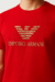 Camisa Armani Vermelha Algodão Alto Relevo - comprar online