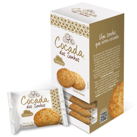 Cocada Dos Sonhos Tradicional S/ Glúten - 12un - comprar online