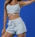 Conjunto Melissa – Estilo e atitude do treino ao casual
O Conjunto Melissa é a combinação perfeita entre conforto, estilo e personalidade. Confeccionado no tecido Athletic Power – com 84% poliamida e 16% elastano – ele garante toque suave, excelente elast