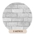 Papel de Parede Tijolinho Branco. - comprar online