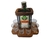 Suporte Para Licor Jagermeister 700ml em madeira Teca - comprar online