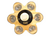 Imagem do Suporte + 6 copos shot - garrafa redonda - Licores, Whisky, Rum, Conhaque, Aguardentes