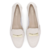 Sapatilha Loafer Tramado Luz Da Lua Marfim - Boutique Hamarillo