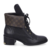 Bota Cano Curto Ridge Luz Da Lua Preto Com Monograma Mocca - comprar online