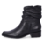 Bota Cano Curto Luz Da Lua Saara Preto