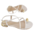 Sandália Feminina Cor Panna Luz Da Lua - comprar online
