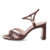 Sandália De Salto Feminina Atacama Avelã- Luz Da Lua - comprar online