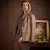BLAZER GLENNA COM BORDADO MARROM - Gabbe