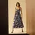 VESTIDO CORE MAXI MIDI ESTAMPADO - Gabbe