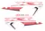 Kit calcos Honda XR250 Tornado simil original print en internet