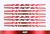 Calcos llantas Honda XR Kit 1 chrome matte en internet