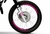 Calcos Llantas motos On Off 21" delantera 18" trasera Kit 3 fluo - tienda online
