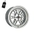 Kit 4 Rodas Aro 17 - 4x100 WELD F1