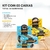 Kit 2 cxs - 24 Barrinhas Proteína Cookies e Banoffee Flowbar na internet