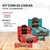 Kit 24 Barrinhas Cereais Amêndoas/ Proteína Brownie Flowbar na internet