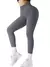 Imagem do Calças de yoga cintura alta, legging canelada fitness