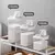 Recipiente de armazenamento de produtos de lavanderia, e grãos - comprar online
