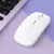 Mouse silencioso sem fio Bluetooth várias cores na internet