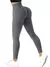 Calças de yoga cintura alta, legging canelada fitness - HomeVibe