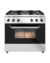 Cocina Industrial Morelli Saho 5 Hornallas Kuma 820 Puerta Visor - comprar online