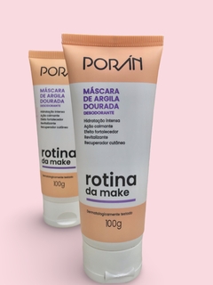 Máscara de argila dourada Porán - comprar online