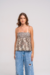 Blusa Tweed Cesca - Prata - comprar online