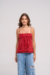 Blusa Tweed Nanda - Vermelha - comprar online