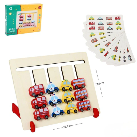 Alinha Carros – Jogo Educativo de Sequência e Padrões