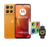 Motorola Moto G15 128gb 4gb Ram Naranja + Smartwatch Macaron - Celulandia