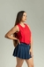 Regata Feminina com Amarração Smart Air Vermelho - comprar online