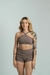 Conjunto Essencial Fitness Short Helo Chocolate