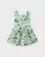 Vestido Menina Estampa Laço Em Algodão Texturizado - Carinhoso - Esmeralda Baby